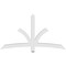 Ekena Millwork Davenport Architectural Grade PVC Gable Bracket, 72"W x 39"H x 4"D x 4"F, 13/12 Pitch GBP072X39X0404DAV00 - alternate 5